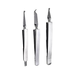 Manual Dental Orthodontic Tweezers Stainless Steel Long End <b>Bracket</b> Placement Debonding Tool CE Certified Dental Instruments - Product Image 2