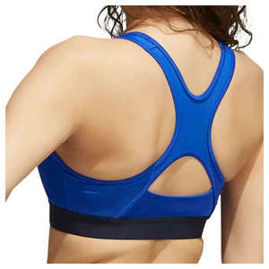 Wholesale Women High Support Simple Yoga Sports Bra Breathable Quick Dry Front Logo for Gym Fitness and Running - Product Image 2