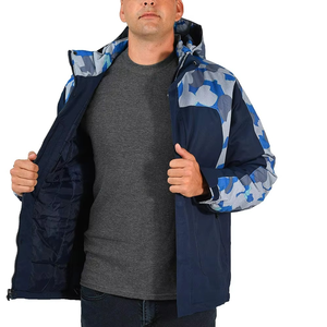 Wholesale Custom Embroidery Logo Waterproof Zipper Softshell Jacket Polyester Coats <b>Windbreaker</b> Jacket for Men - Product Image 4