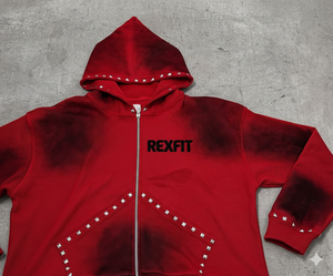 Best Design <b>Hoodies</b> Custom Rhinestones Screen Printing Logo Best Material Streetwear Top Manufacturer Sun Faded <b>Zipper</b> <b>Hoodies</b> - Product Image 4