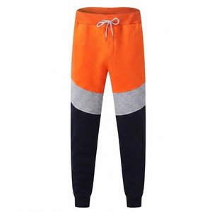 New Arrivals Custom Men's Color Blocking <b>Hooded</b> Tracksuit Set Polyester Cotton Knitted Casual Autumn Wear Full <b>Zip</b> Jacket Pants - Product Image 5
