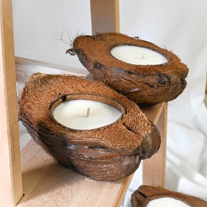 เทียนหอมมะพร้าวคุณภาพสูง ทำด้วยมือ พร้อมโลโก้สั่งทำพิเศษ ตกแต่งโต๊ะอาหาร - Product Image 4