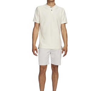 Nueva llegada personalizada de alta calidad de algodón de manga corta de estilo casual patrón sólido de diseño Polos - Product Image 1