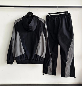 Windbreaker Tracksuit Set Men <b>Lightweight</b> Sportswear <b>Jacket</b> and Pants Gym <b>Running</b> Suit 2026 - Product Image 1