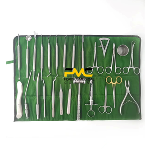 Kit de 26 piezas de instrumentos quirúrgicos dentales de ortodoncia, acero inoxidable alemán, herramientas manuales para cirugía de implantes, Sambrialmed - Product Image 6