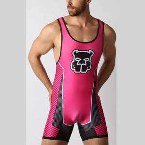 Combinaison de lutte 2026, justaucorps de boxe une pièce, combinaison de sport de fitness pour hommes, haute élasticité, sans manches, pour haltérophilie - Product Image 3