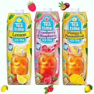 ชาไทม์ ชามะลิเย็นพร้อมดื่ม ชาผลไม้สิงคโปร์ ไม่เติมน้ำตาล 1 ลิตร x12 กล่องบรรจุภัณฑ์แบบแพ็คใหญ่ - Product Image 5