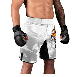 Pantalones Cortos de Kickboxing, Muay Thai, MMA, Ligeros, de Secado Rápido, Transpirables, de Poliéster, Sublimación Personalizada, para Entrenamiento en Gimnasio, Deportes Atléticos - Product Image 2