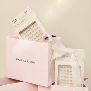 [EVERBIO] ขนตาปลอม KKONGLASH-NOGLUE แบบไม่ต้องใช้กาว  ชุดขนตาแบบกลุ่มพร้อมแถบแบนบางพิเศษ น้ำหนักเบา ใช้ซ้ำได้ - Product Image 2