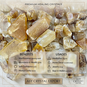 <b>Real</b> Natural Citrine Point <b>Crystal</b> Tower Healing Stone Yellow Quartz Obelisk For Manifestation Wealth Abundance Home Office Deco - Product Image 3