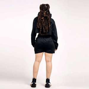 Conjunto Deportivo Seamless para Mujer, Top de Manga Larga y Shorts de Cintura Alta, Ropa para Entrenamiento - Product Image 3