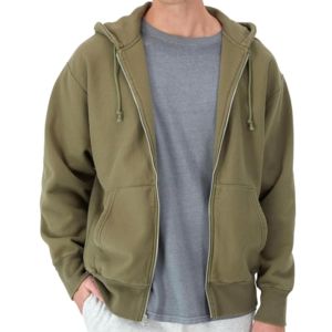 Custom Logo Full Zip Hoodie Regular Fitness Digital Printing Waterproof Unisex Casual Streetwear Customizable <b>Men</b> Wholesale - Product Image 6