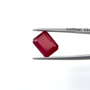 Rubis naturels de Bangkok, octogones calibrés 9x11mm, pierres précieuses de rubis naturelles facettées pour la fabrication de bijoux, prêtes à l'emploi - Product Image 2