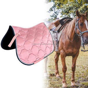 Tapis de selle de cheval de dressage occidental de haute qualité en laine personnalisée en peau de mouton polycoton feutre de cuir Style de saut en coton vente en gros - Product Image 3