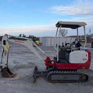 Takeuchi TB235 Compact <b>Excavator</b> Crawler Digger 1.2 Ton Hydraulic Excavation <b>Machine</b> with Digging Bucket 0.12m³ Capacity - Product Image 3