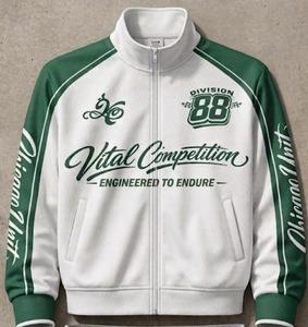 Sudaderas y pantalones cortos con cremallera personalizados de alta calidad hechos en Pakistán, con logotipo personalizado para hombre. - Product Image 1