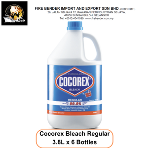 COCOREX <b>BLEACH</b> LIQUID 3.8KG REGULAR 99.9% Active Ingredient MADE IN MALAYSIA BULK PURCHASE FOR INTERNATIONAL EXPORT MARKET - Product Image 2
