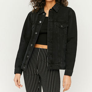 LOCK STITCH INDUSTRIES Autumn Winter Long Sleeve Ladies Denim Jacket 2026 New Arrival Breathable Cotton Lined Casual Style - Product Image 1