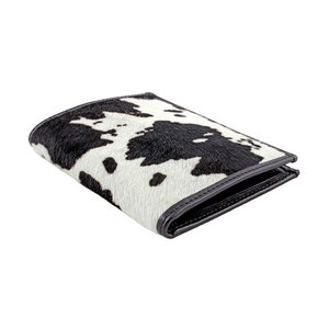 Portefeuille Homme Luxe Vintage en Cuir de Vachette Chevelé Anti-Vol avec Doublure en Polyester et Fermeture à Rabat Motif Imprimé Animal – Meilleure Vente - Product Image 1