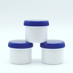 Emballage en plastique de couleur personnalisée, 1 OZ, pot en PP à parois droites avec estampage doré naturel, OEM 43-400, pots en plastique - Product Image 6