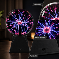 Lampe Plasma USB en Verre – Décoration de Bureau, Maison, Chambre – Éclairage d'Ambiance – Vente en Gros B2B