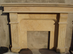 Mantel de Chimenea de Mármol de Lujo, Decoración de Pared para Interiores, Ideal para Salas de Estar, con Detalles Tallados - Product Image 4