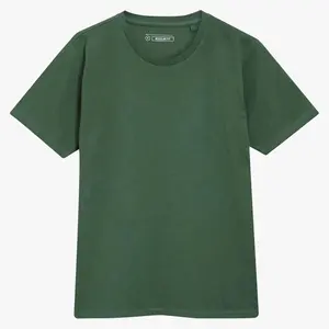 Camisetas de manga corta personalizadas para hombre, camisas básicas de algodón orgánico 100% súper higiénicas para hombre, nuevas