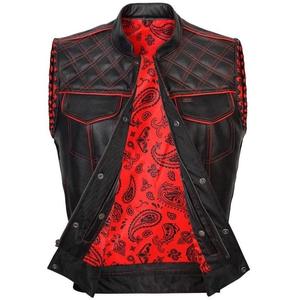 Nouveau Gilet de Moto en Cuir de Vachette Personnalisé Tendance 2026 pour Hommes – Protection de Course, Coupe-Vent, Grande Taille, Imperméable - Product Image 4