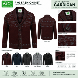 Cardigans légers pour hommes 12 GG avec détection d'aiguille - Product Image 3