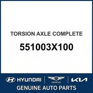 Nouveaux essieux Elantra 551003X100 - Product Image 1
