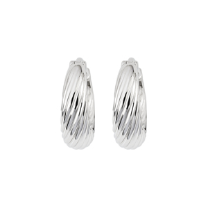 Handcrafted Ethnic Sterling Silver Hoop <b>Earrings</b> Boho Inspired Lightweight Artisan Jewelry Perfect Gift for Stylish Women - Product Image 4