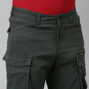 Pantalones Cargo Deportivos Casuales para Hombre, Multibolsillos, Pierna Recta, Cierre de Cremallera, Cintura Elástica, para Actividades Deportivas al Aire Libre en Otoño - Product Image 6