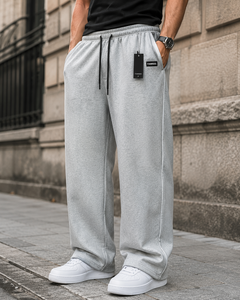 Pantalon de sport FAWKES pour homme, coupe régulière, respirant, séchage rapide, taille élastique, poches zippées, bas étroit, idéal pour la course à pied - Product Image 1