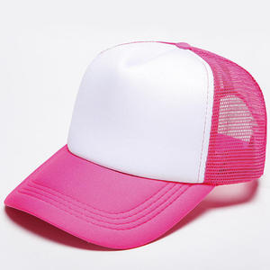 Unisex Mesh Trucker <b>Hat</b> 6-Panel Adjustable Casual Cap Breathable Outdoor Spring Summer Adult Contrast Color Design - Product Image 1