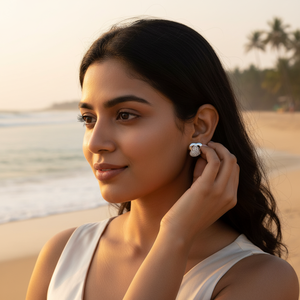 Nouvelle Arrivée 2026 – Boucles d'oreilles clous cœur en argent faites à la main par un designer, avec accent diamant, pour femmes et jeunes filles - Product Image 5