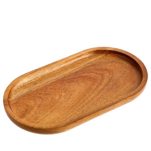 Venta al por mayor de madera de mango bandeja de servicio de madera natural ecológica para cocina mesa de comedor fruta aperitivos charcutería fiesta comida - Product Image 1