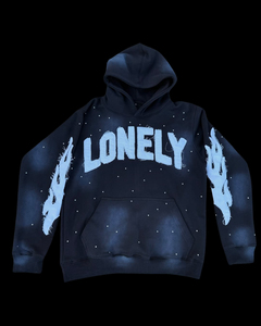Sudadera con Capucha de Mezclilla Lavada al Ácido con Logotipo Personalizado de la Mejor Calidad, Bordada, Lisa, Teñida, Estilo Urbano de Invierno, Unisex - Product Image 5