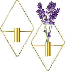 Macetero Triple Colgante de Pared de Metal Dorado Contemporáneo, Soporte para Plantas de Interior, Jardín Vertical, Decoración del Hogar - Product Image 2