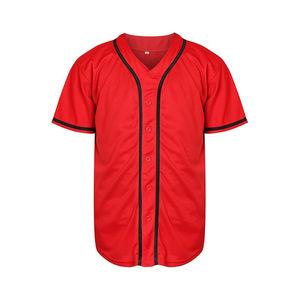 Maillot de baseball sportif léger à manches courtes, imprimé numériquement, différents designs et tailles - Product Image 3