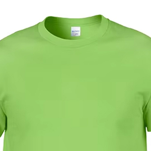 T-shirt basique uni décontracté à manches courtes, impression par transfert thermique, bonne qualité, tissu 100% coton, vêtements pour hommes, t-shirts unis - Product Image 2