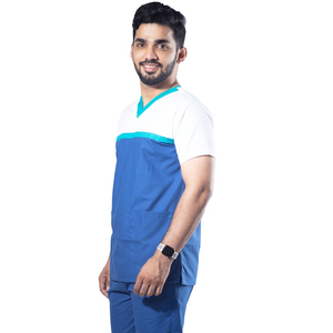 Sous-vêtement médical respirant personnalisé pour hommes, chemise d'uniforme infirmier/médecin, fournisseur OEM 2026 - Product Image 2