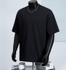 T-shirt Homme Col Rond en Toile 100% Coton de Haute Qualité, Coupe Slim, Impression Personnalisée, Logo Frontal Sérigraphié, Séchage Rapide - Product Image 3