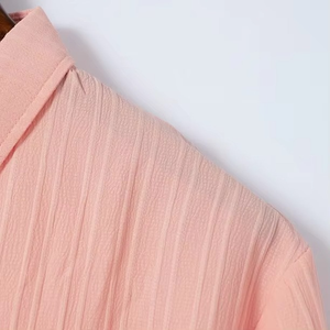 Hot Selling 100% <b>Linen</b> Men's Casual <b>Summer</b> <b>Shirts</b> Set Solid 2 Piece Shorts and Short-Sleeve <b>Shirt</b> Wholesale White OEM <b>Shirts</b> - Product Image 5