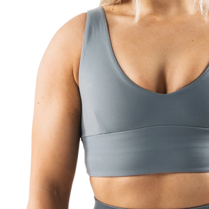 Sujetador Deportivo Sin Costuras para Mujer, Copas A y B, Escote Profundo en V, para Yoga, Entrenamiento, Gimnasio, Elástico, Suave, con Soporte, Ropa Deportiva Moderna - Product Image 6