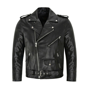 High Quality Autumn Winter Men's Casual Zipper <b>Leather</b> <b>Jacket</b> Men <b>Long</b> Sleeve <b>Leather</b> Fashion <b>Jacket</b> For Men - Product Image 6