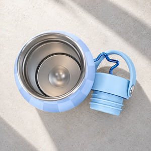 Termo de Acero Inoxidable de 600 ml con Aislamiento al Vacío, Mosquetón Estrella, Asa Portátil, Aislamiento Térmico de 6-12 Horas, Logotipo Personalizado - Product Image 6