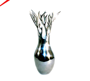 Latest Aluminum <b>Unique</b> <b>Vases</b> Shine Premium Quality Design Modern Luxury Minimalist Flower Holders Home Decor Centerpiece - Product Image 1