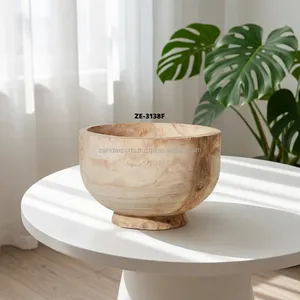 Bol en métal artisanal contemporain fait main, bol décoratif haut de gamme pour fruits, idéal pour la cuisine moderne et comme centre de table, fabrication sûre - Product Image 2