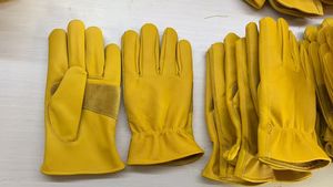 Leather <b>Driver</b> Safety <b>Gloves</b> Oem Odm Factory Direct Premium Quality Flexible Industrial <b>Gloves</b> - Product Image 2