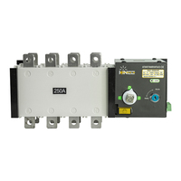 Commutateur de transfert automatique à double alimentation Kinee ATS 2P 3P 4P AC 220V 63A 100A 125A 250 inverseurs onduleur